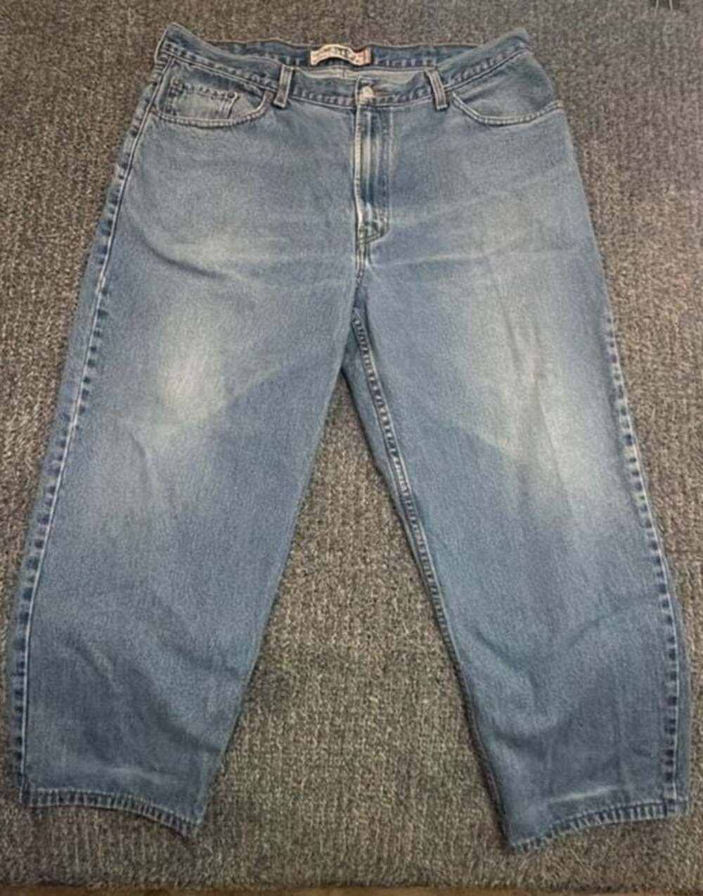 Levi's 560 Comfort Fit Jeans Men's Light Wash Blue Denim Size 40x30